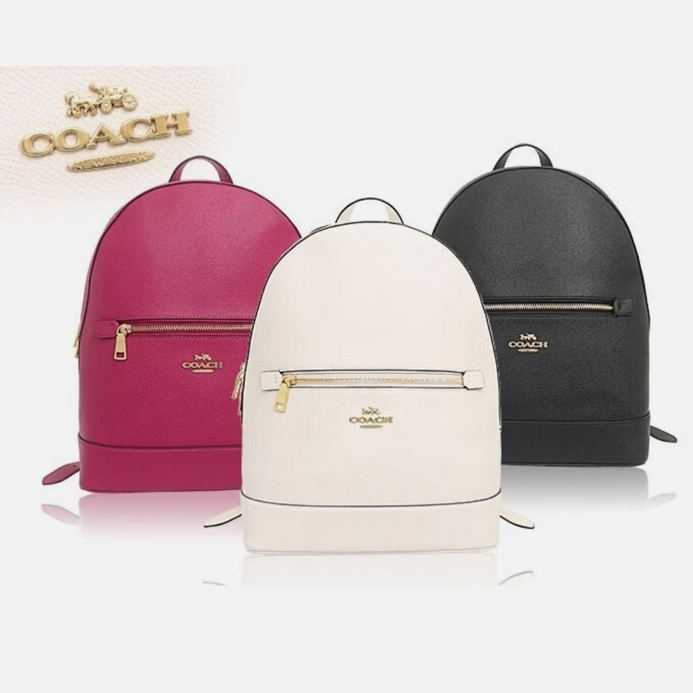 Coach Black Backpack with Gold Accents And Wallet - Picture 9 of 10